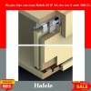 Bộ phụ kiện cửa trượt Hafele 25 IF AA cho cửa 2 cánh 400.51.322
