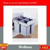 Thùng rác cao cấp 4 ngăn Wellmax CLG025C