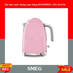 Ấm đun nước Smeg màu hồng KLF03PKEU 535.43.676