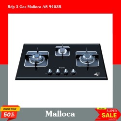 Bếp 3 Gas Malloca AS 9403B