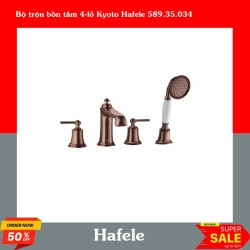 Bộ trộn bồn tắm 4-lỗ Kyoto Hafele 589.35.034