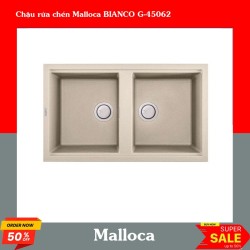 Chậu rửa chén Malloca BIANCO G-45062