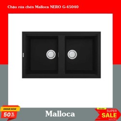 Chậu rửa chén Malloca NERO G-45040