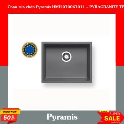 Chậu rửa chén Pyramis HMH.070067011 – PYRAGRANITE TETRAGON (50X40) 1B