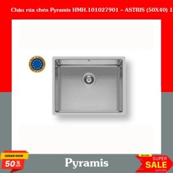 Chậu rửa chén Pyramis HMH.101027901 – ASTRIS (50X40) 1B