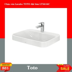 Chậu rửa Lavabo TOTO đặt bàn LT5616C