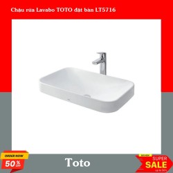 Chậu rửa Lavabo TOTO đặt bàn LT5716