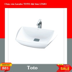 Chậu rửa Lavabo TOTO đặt bàn LT681