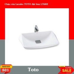 Chậu rửa Lavabo TOTO đặt bàn LT682