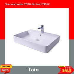 Chậu rửa Lavabo TOTO đặt bàn LT951C