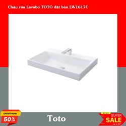 Chậu rửa Lavabo TOTO đặt bàn LW1617C