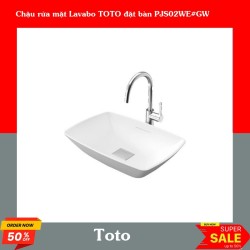 Chậu rửa mặt Lavabo TOTO đặt bàn PJS02WE#GW