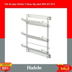 Giá để giày Hafele 3 khay lắp phải 805.81.074