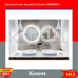 Gương Led cảm ứng phôi bỉ Korest GKRD60S1