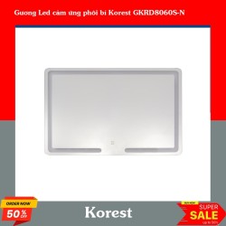 Gương Led cảm ứng phôi bỉ Korest GKRD8060S-N