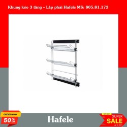 Khung kéo 3 tầng – Lắp phải Hafele MS: 805.81.172