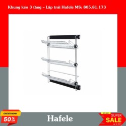 Khung kéo 3 tầng – Lắp trái Hafele MS: 805.81.173
