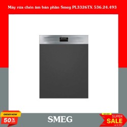 Máy rửa chén âm bán phần Smeg PL3326TX 536.24.493