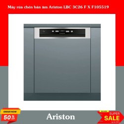 Máy rửa chén bán âm Ariston LBC 3C26 F X F105519