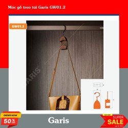 Móc gỗ treo túi Garis GW01.2