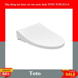 Nắp đóng êm kèm vòi rửa nước lạnh TOTO TCW1211A