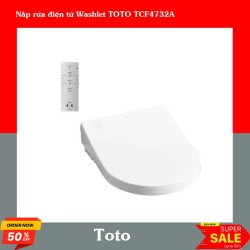 Nắp rửa điện tử Washlet TOTO TCF4732A
