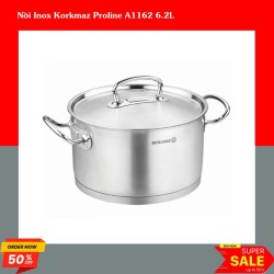 Nồi Inox Korkmaz Proline A1162 6.2L