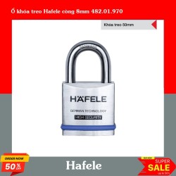 Ổ khóa treo Hafele còng 8mm 482.01.970
