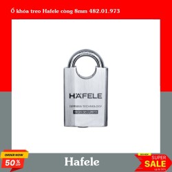 Ổ khóa treo Hafele còng 8mm 482.01.973