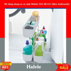 Rổ đựng dụng cụ vệ sinh Hafele 545.48.411 (Đen Anthracite)