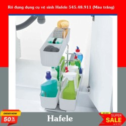 Rổ đựng dụng cụ vệ sinh Hafele 545.48.911 (Màu trắng)