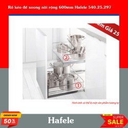 Rổ kéo để xoong nồi rộng 600mm Hafele 540.25.297