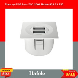 Trạm sạc USB Loox ESC 2001 Hafele 833.73.755