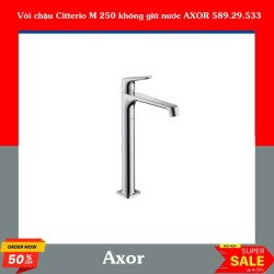 Vòi chậu Citterio M 250 không giữ nước AXOR 589.29.533