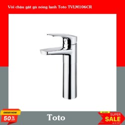 Vòi chậu gật gù nóng lạnh Toto TVLM106CR