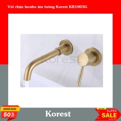 Vòi chậu lavabo âm tường Korest KB1003G