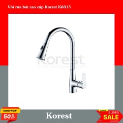 Vòi rửa bát cao cấp Korest K6015