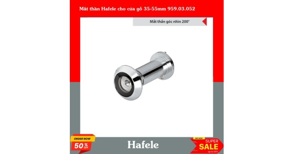 Mắt thần Hafele cho cửa gỗ 35-55mm Chính Hãng HAFELE EASY