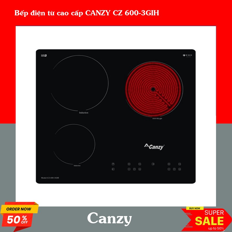Bếp điện từ cao cấp CANZY CZ 600-3GIH