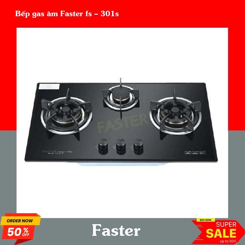 Bếp gas âm Faster fs – 301s