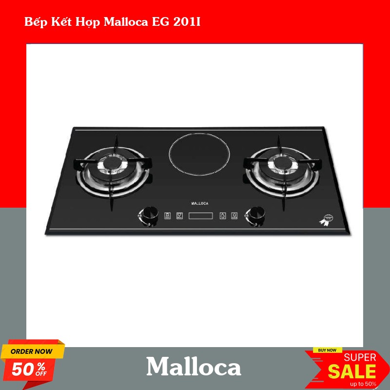 Bếp Kết Hợp Malloca EG 201I