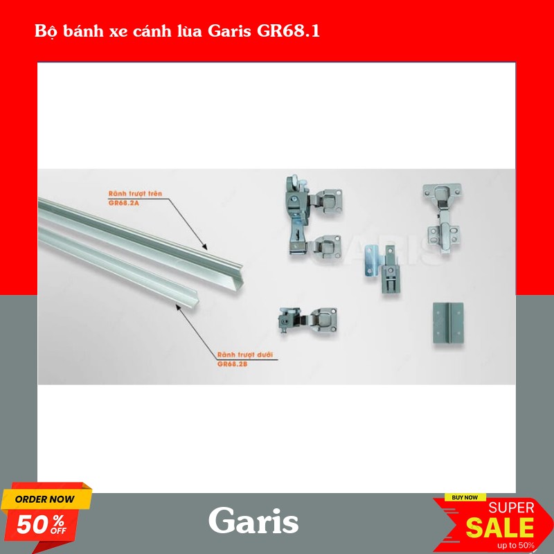 Bộ bánh xe cánh lùa Garis GR68.1