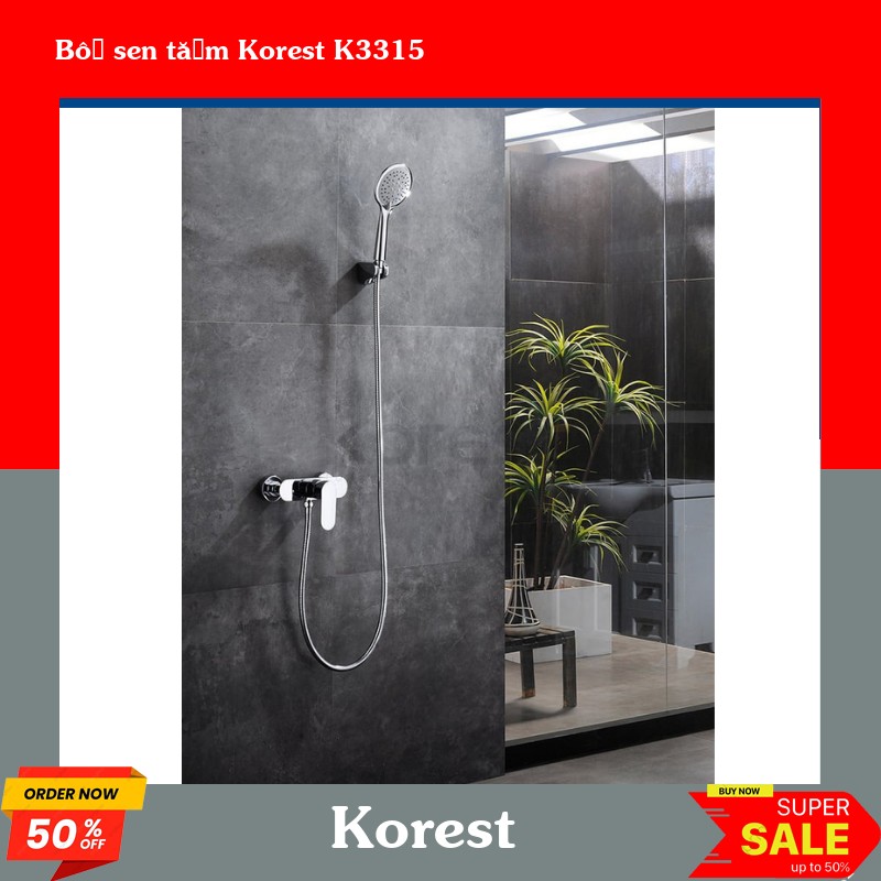 Bộ sen tắm Korest K3315