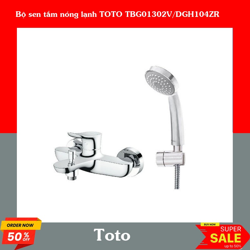 Bộ sen tắm nóng lạnh TOTO TBG01302V/DGH104ZR