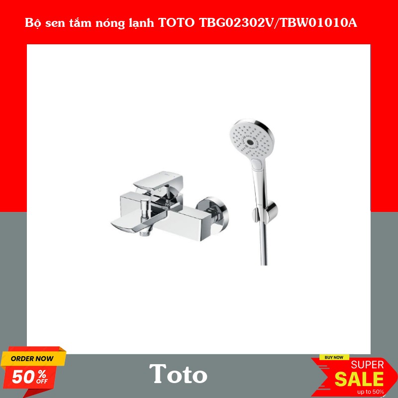 Bộ sen tắm nóng lạnh TOTO TBG02302V/TBW01010A