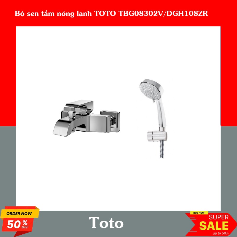 Bộ sen tắm nóng lạnh TOTO TBG08302V/DGH108ZR