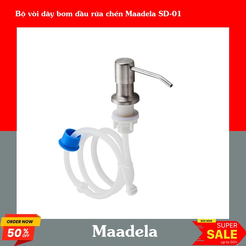 Bộ vòi dây bơm dầu rửa chén Maadela SD-01
