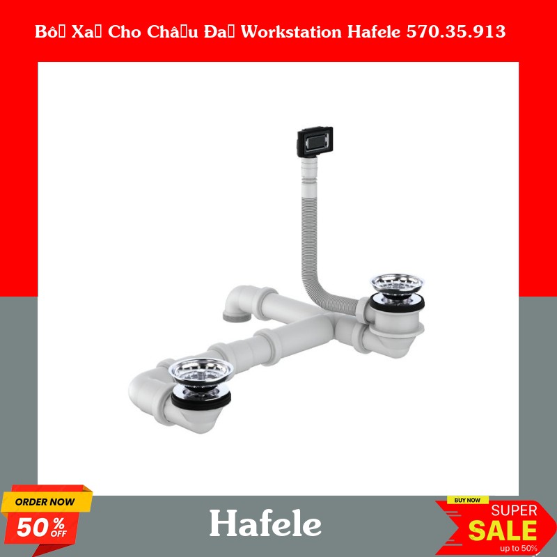 Bộ Xả Cho Chậu Đá Workstation Hafele 570.35.913