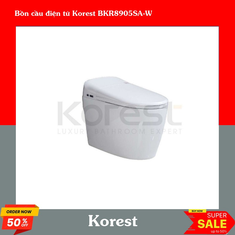 Bồn cầu điện tử Korest BKR8905SA-W