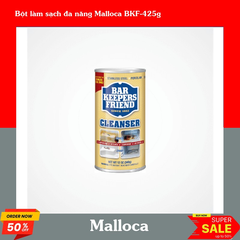 Bột làm sạch đa năng Malloca BKF-425g